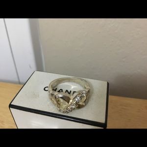 14K white gold-filled Infinity ring.  Size 7